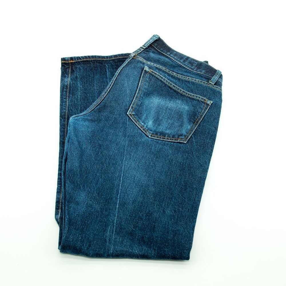 Imogene + Willie Barton Slim Selvedge Denim Jeans / Medium Dark Wash / Men's 32L